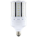 LED corn bulb with E26 base on a white background