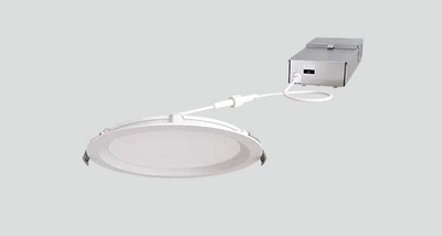 8" Round Multifit Flat Recessed Light, 2,000 Lumens, 24W, 120-277V, CCT Selectable 2700K/3000K/3500K/4000K/5000K