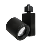 LED Bachman™ Track Fixture, 1600 Lumens, 20W, 3000K, Adjustable Beam, 120V, Black or White Finish