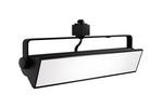 20" LED Pipe™ Wall Wash Track Fixture, 2500 Lumens, 40W, CCT Selectable, 120V, Black or White Finish