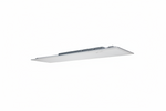Rectangular ceiling light fixture on a white background