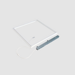 2x2 LED Grid Frame Light in a white background