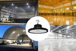 Static LED UFO High Bay, 22,500 Lumens, 150 Watt, 5000K, 120-277V, Black Finish