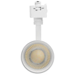 20 Watt LED Track Head; 36 Degree Beam Spread; J-Style Track; 5 CCT Selectable; Matte White or Black Finish