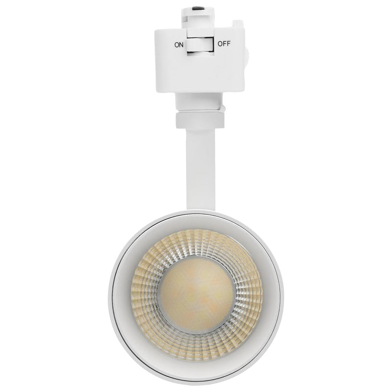 20 Watt LED Track Head; 36 Degree Beam Spread; J-Style Track; 5 CCT Selectable; Matte White or Black Finish