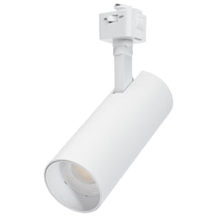 20 Watt LED Track Head; 36 Degree Beam Spread; J-Style Track; 5 CCT Selectable; Matte White or Black Finish