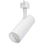 20 Watt LED Track Head; 48 Degree Beam Spread; J-Style Track; 5 CCT Selectable; Matte White or Finish