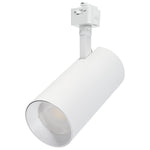 30 Watt LED Track Head; 48 Degree Beam Spread; J-Style Track; 5 CCT Selectable; Matte White or Black Finish