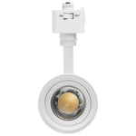 15 Watt LED Track Head; Juno; 20 to 50 Degree Adjustable Beam Spread; CCT Selectable; Matte White or Black Finish