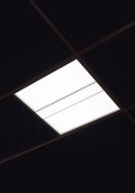 2x2 Back-Lit LED Designer Panel, 3850 Lumen Max, Wattage and CCT Selectable, Emergency Backup Option, 120-277V