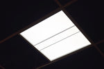 2x2 Back-Lit LED Designer Panel, 3850 Lumen Max, Wattage and CCT Selectable, Emergency Backup Option, 120-277V