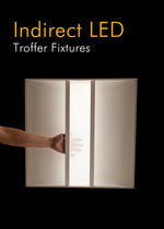 2x2 Premium Indirect LED Troffer, 4400 Lumen Max, Wattage and CCT Selectable, Dimming, 120-277V