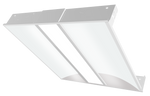 2x2 Premium Indirect LED Troffer, 4400 Lumen Max, Wattage and CCT Selectable, Dimming, 120-277V