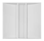 2x2 Premium Indirect LED Troffer, 4400 Lumen Max, Wattage and CCT Selectable, Dimming, 120-277V