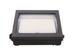 LED Traditional Wall Pack, 17,400 Lumen Max, Wattage and CCT Selectable, Beam Angle Adjustable, Integrated Photocell, 120-277V