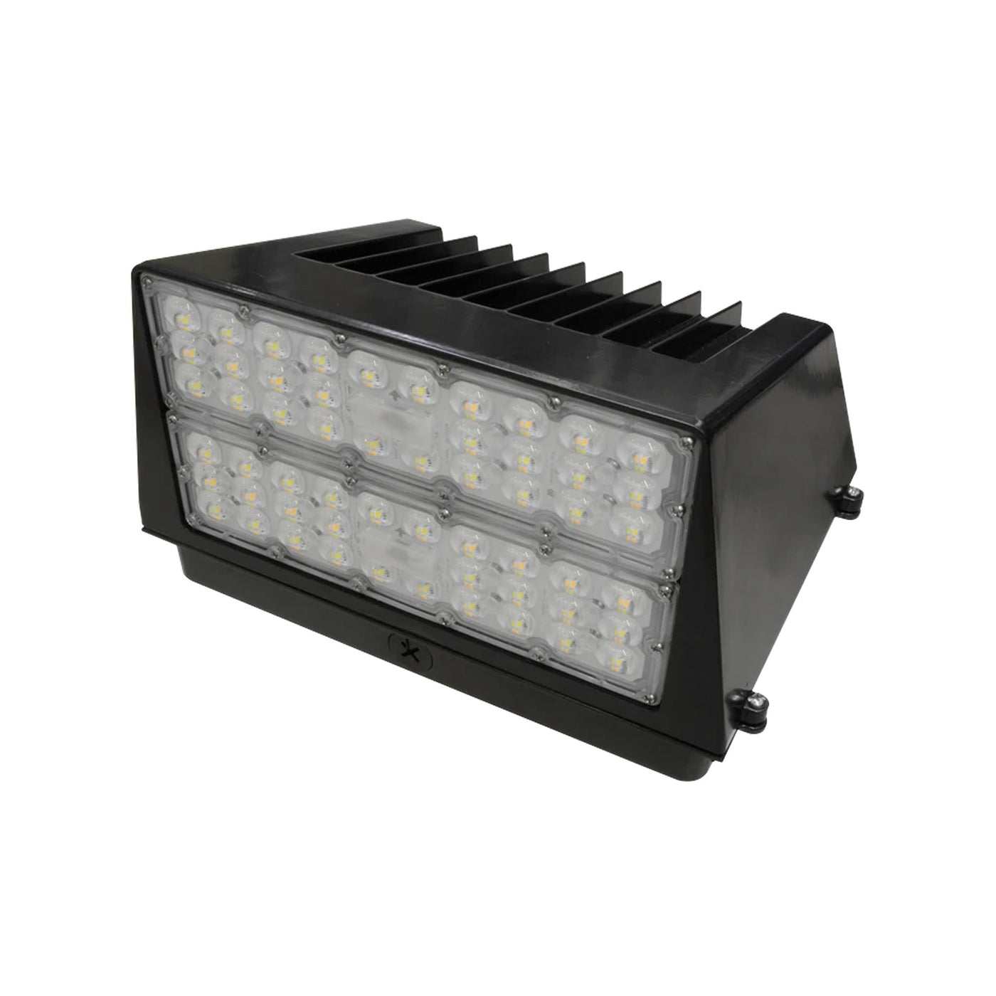 LED Full Cutoff Wall Pack, 60W/80W/110W Selectable, 14121 Lumens, CCT Selectable 3000K/4000K/5000K, Integrated Photocell, Emergency Backup, 120-277V