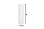 White 9 inch led adjustable architectural cylinder light fixture with 1080 lumens and selectable cct in a cylindrical design