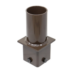 Tenon Adapter for 3 Inch Square Poles, Bronze Finish