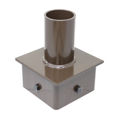 Tenon Adapter for 5 Inch Square Poles, Bronze Finish