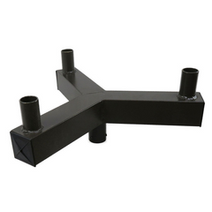 Low Profile Bullhorn with 3 Tenons at 120 Degrees, Dark Bronze Finish