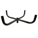 Steel Bullhorn with 4 Arms at 90 Degrees, Dark Bronze Finish