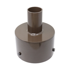 Tenon Adapter for 6 Inch Round Poles, Bronze Finish