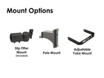 LED Area/Parking Lot Light, 23,250 Lumen Max, Wattage, CCT and Optic Selectable, 120-277V, Sensor Ready