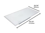 2 x 4 Foot Back Lit LED Flat Panel, 9000 Lumen Max, Selectable Wattage and CCT, Dimmable, 120-277V