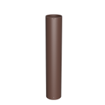 Commercial LED Bollard Light - 3360LM Max, CCT & Wattage Selectable, Flat Top Cone Reflector, Modular, 6-8" Retrofit Base, Black or Bronze