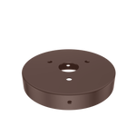 Commercial LED Bollard Light - 3360LM Max, CCT & Wattage Selectable, Flat Top Cone Reflector, Modular, 6-8" Retrofit Base, Black or Bronze