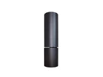 Black led adjustable architectural cylinder wall sconce with sleek minimalist design and 1080 lumens brightness