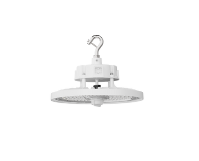 Aries G3 LED UFO High Bay, 150/200/240 Wattage Selectable, 120-277V, 33600 Lumen, CCT Selectable, White Finish