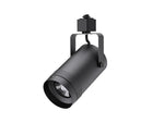 LED Track Light, 1800 Lumen Max, Wattage and CCT Selectable, Adjustable Beam Angle 15°-55°, 120V, Black Housing