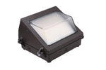 LED Traditional Wall Pack, 5,800 Lumen Max, Wattage and CCT Selectable, Beam Angle Adjustable, Integrated Photocell, 120-277V