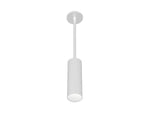 6’’ LED Architectural Cylinder Light Fixture 2625 Lumens Wattage and CCT Selectable 120-277V Black or White Finish - White / 48’’