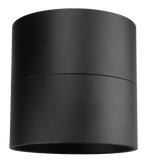 6" LED Cylinder Light Fixture, 4400 Lumens, Wattage Selectable, 2700K, 3000K, 3500K, or 4000K, 120-277V, Black Finish, Trim Options