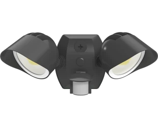 LED Smart Bullet Flood with Motion Sensor, 2645 Lumen Max, Wattage and CCT Selectable, 120V, Bronze or White Finish