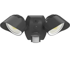 LED Smart Bullet Flood with Motion Sensor, 2645 Lumen Max, Wattage and CCT Selectable, 120V, Bronze or White Finish