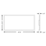 2 x 4 Foot Premium LED Back-lit Flat Panel 5385 Lumens, 40W, 120-277V, CCT Selectable 3500K/4000K/5000K