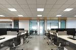 2 x 4 Foot Back Lit LED Flat Panel, 6250 Lumen Max, Selectable Wattage and CCT, Dimmable, 120-277V