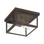 Evanton 8" Wide 1-Light Outdoor Flush Mount