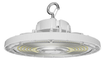 LED UFO High Bay, 79,203 Lumen Max, Wattage and CCT Selectable, 120-277V, Black or White Finish