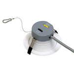 6’’ LED Commercial Downlight 2500 Lumen Max Wattage and CCT Selectable 120-277V - Recessed Lights