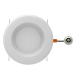 6" LED Retrofit Downlight, 900 Lumens, 10.5W, CCT Selectable, Baffle Trim, 120V