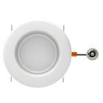 6" LED Retrofit Downlight, 900 Lumens, 10.5W, CCT Selectable, Smooth Trim, 120V