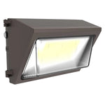 LED Traditional Wallpack, 13,344 Lumen Max, Wattage and CCT Selectable, Integrated Photocell, 120-347V, Bronze Finish