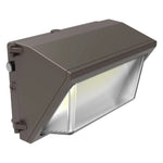 LED Traditional Wallpack, 13,344 Lumen Max, Wattage and CCT Selectable, Integrated Photocell, 120-347V, Bronze Finish
