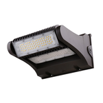 LED Adjustable Wall Pack, 11,200 Lumen Max, Wattage and CCT Selectable, Integrated Photocell, 120-277V