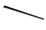 4 FT LED Linear Suspended/Grid Mount Fixture, 1" Wide, 2300 Lumen Max, Wattage and CCT Selectable, 120-277V, White or Black