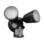LED Security Light, 2,096 Lumen Max, 20W, CCT Selectable, 120V, Bronze, Black or White
